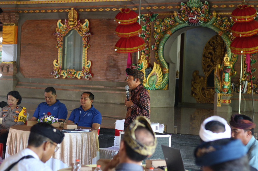 Waspada Narkoba, Polda Bali Berikan Sosialisasi Melalui Acara Minggu Kasih di Desa Dalung